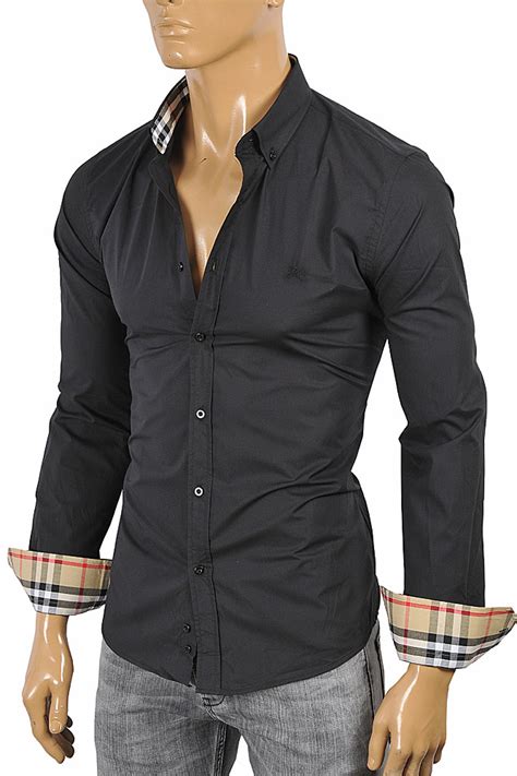 burberry long sleeve black|burberry long sleeve men.